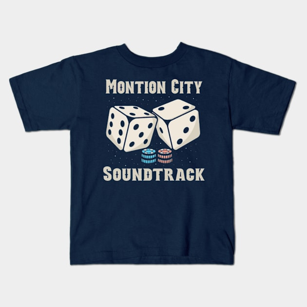 montion city soundtrack Dice Kids T-Shirt by Hsamal Gibran